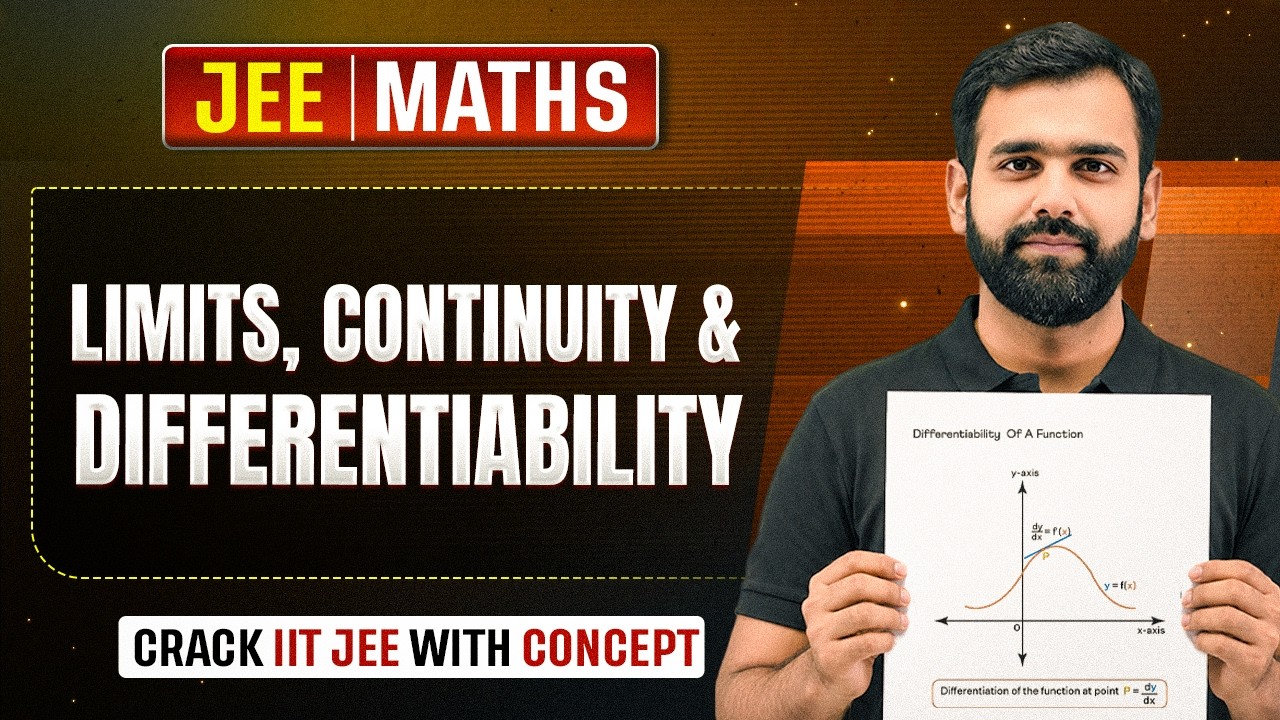 JEE 🔥 | Limits, Continuity & Differentiability | Complete Class 12 Maths Chapter