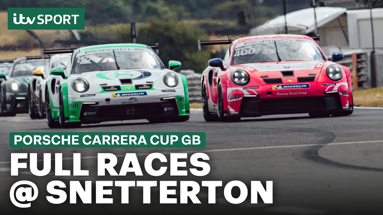 FULL RACES: Porsche Carrera Cup GB - Round 3 and 4 @ Snetterton 2025 | ITV Sport