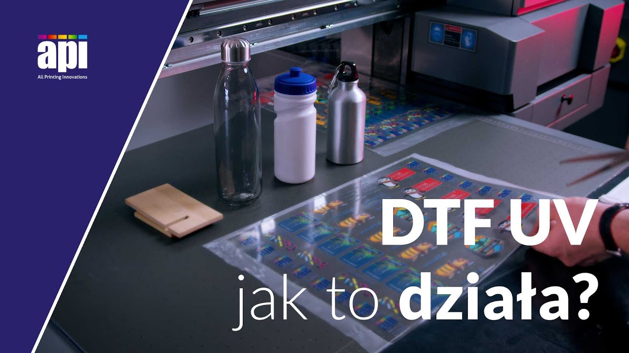 DTF UV - jak to działa? Druk na drukarce Gongzheng H0906I