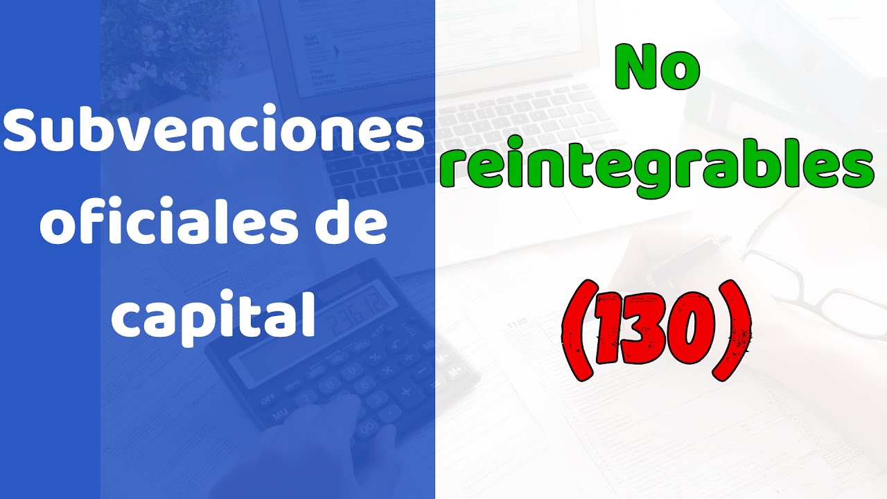 Como contabilizar subvenciones de capital Pymes