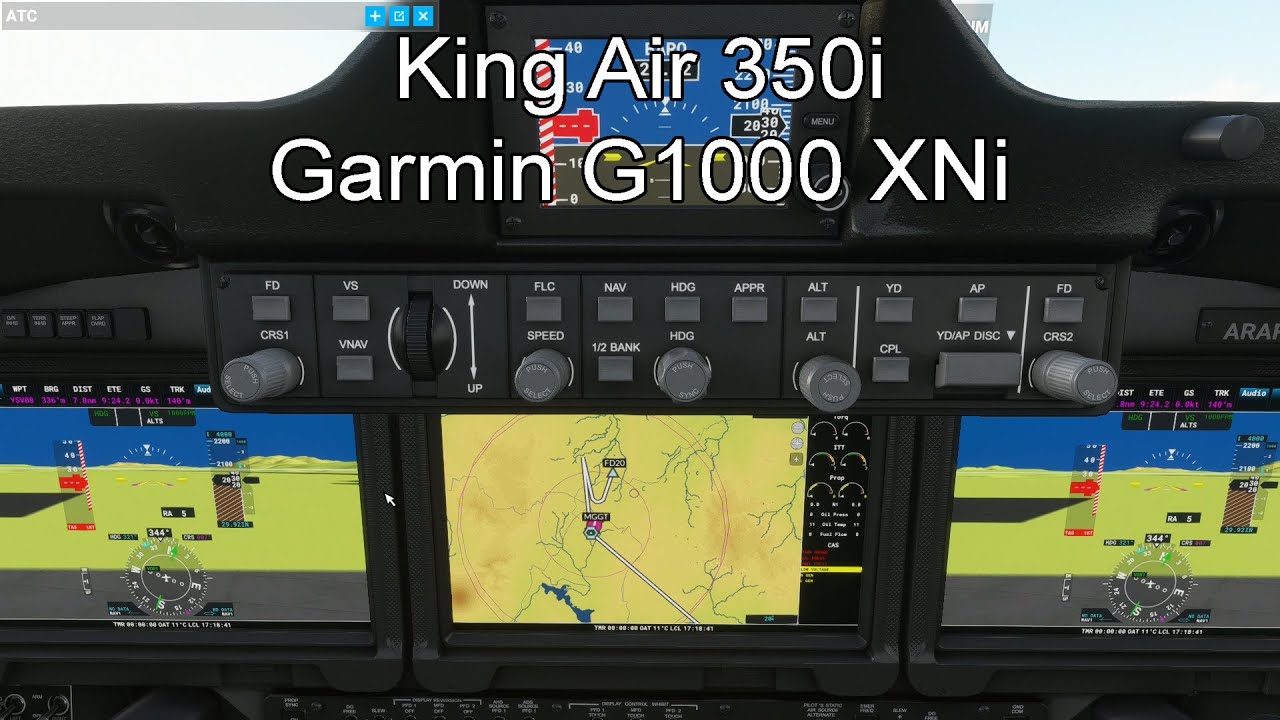 Garmin G1000 XNi | King Air 350i | Flight Simulator 2020 | El Salvador