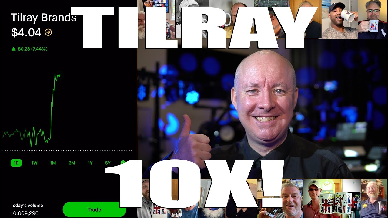 TILRAY BRANDS 10 X &mdash; прогноз акций TLRY &mdash; The Day Trader @MartynLucas