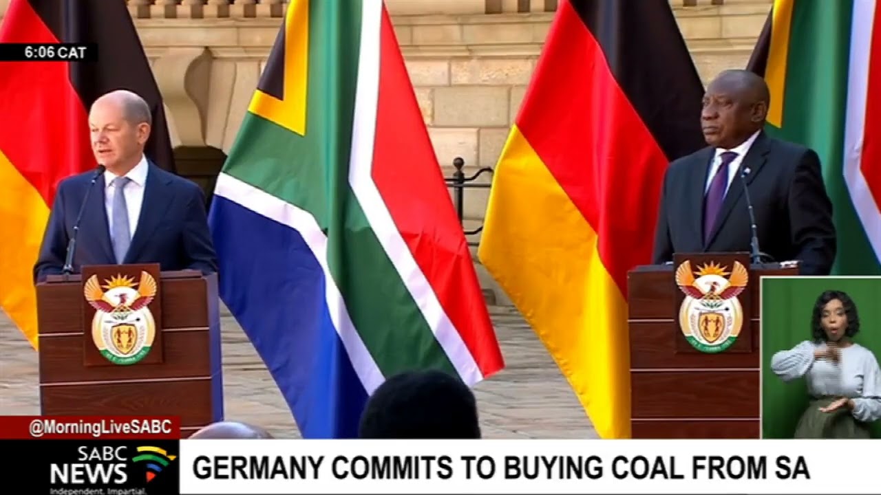 SA-German Relations I Germany commits to buying coal from South Africa