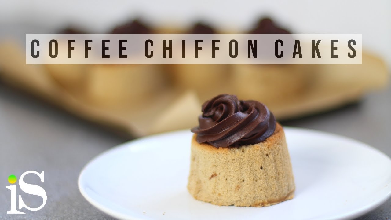 Coffee Chocolate Ganache Chiffon Cakes | Recipe