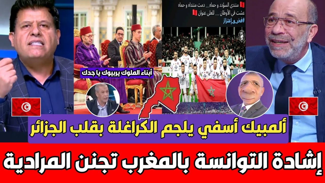 عاجل انفجـ ار تونسي على الجزائري بن شيخ بعد البكاء على تطور المغرب وأسفي تجلد الكراغلة بقلب الجزائر
