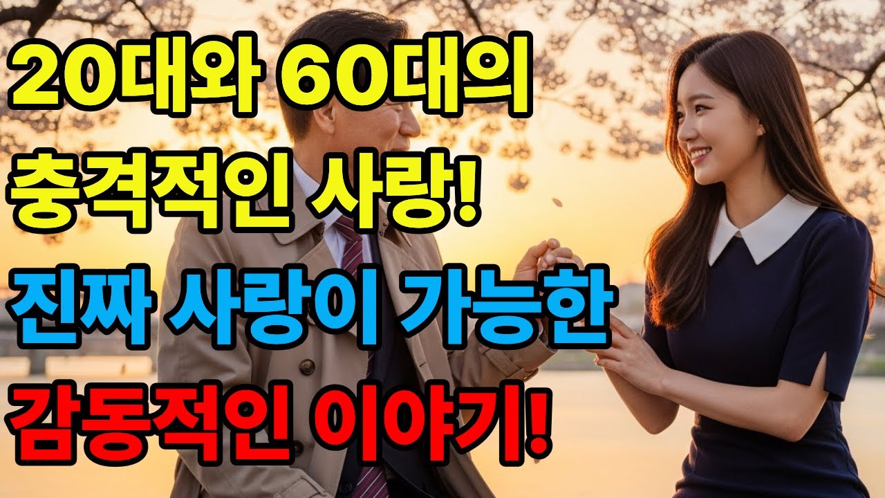 20대 여자와 60대 남자의 충격적인 사랑이야기! 과연 결말은?