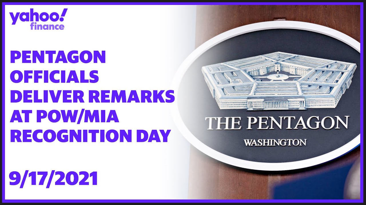 Pentagon officials deliver remarks at POW/MIA Recognition Day