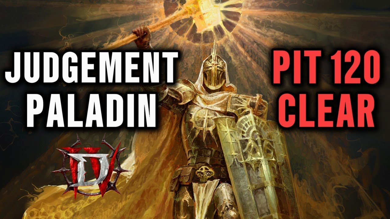 Judgement Paladin PIT 120 Clear | Diablo 4 Season 11 Endgame S-Tier Paladin Build SKULM #skulm