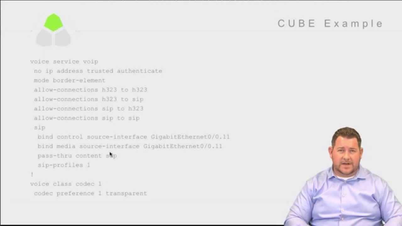 CCIE Collaboration Lab SIP CUBE