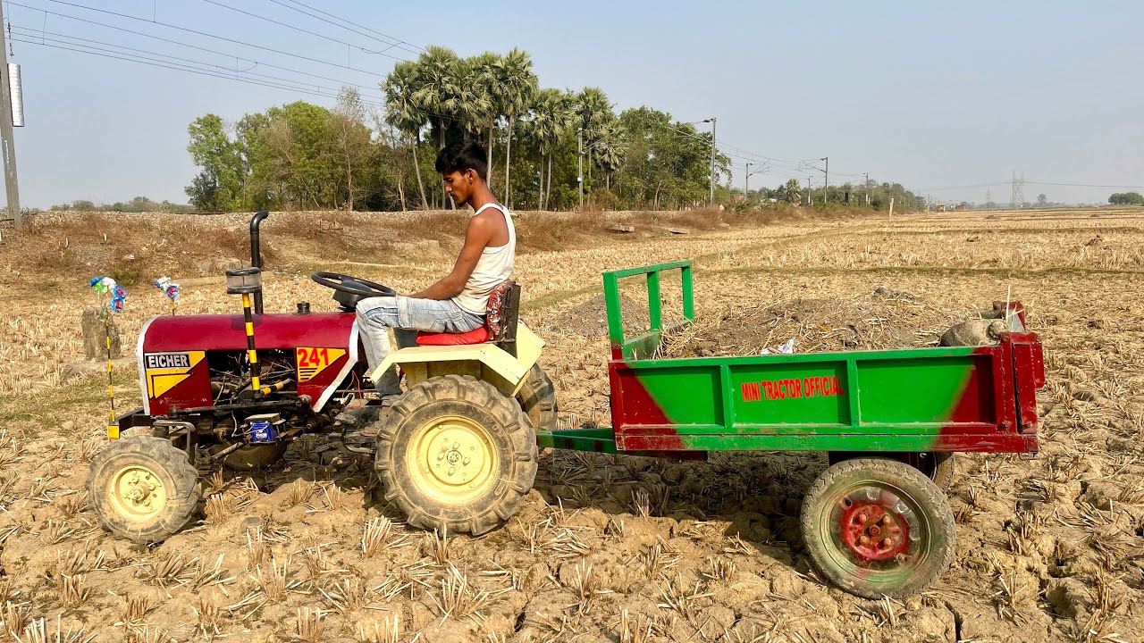 We Brought Over Load Fertilizer On The Eicher Tractor | Tractor Video | Jcb | Jcb Video