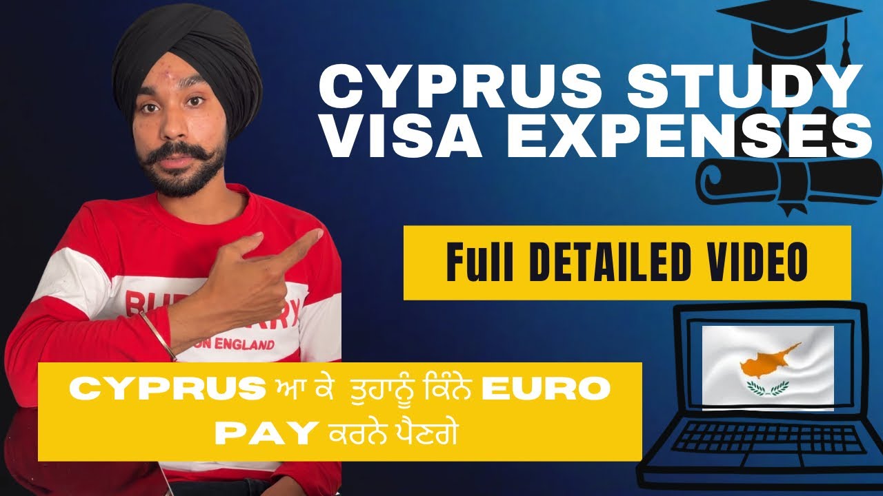 Study in Cyprus 2026: Real Visa Expenses, Student Life & Money Saving Tips! | ਪੰਜਾਬੀ/English Guide