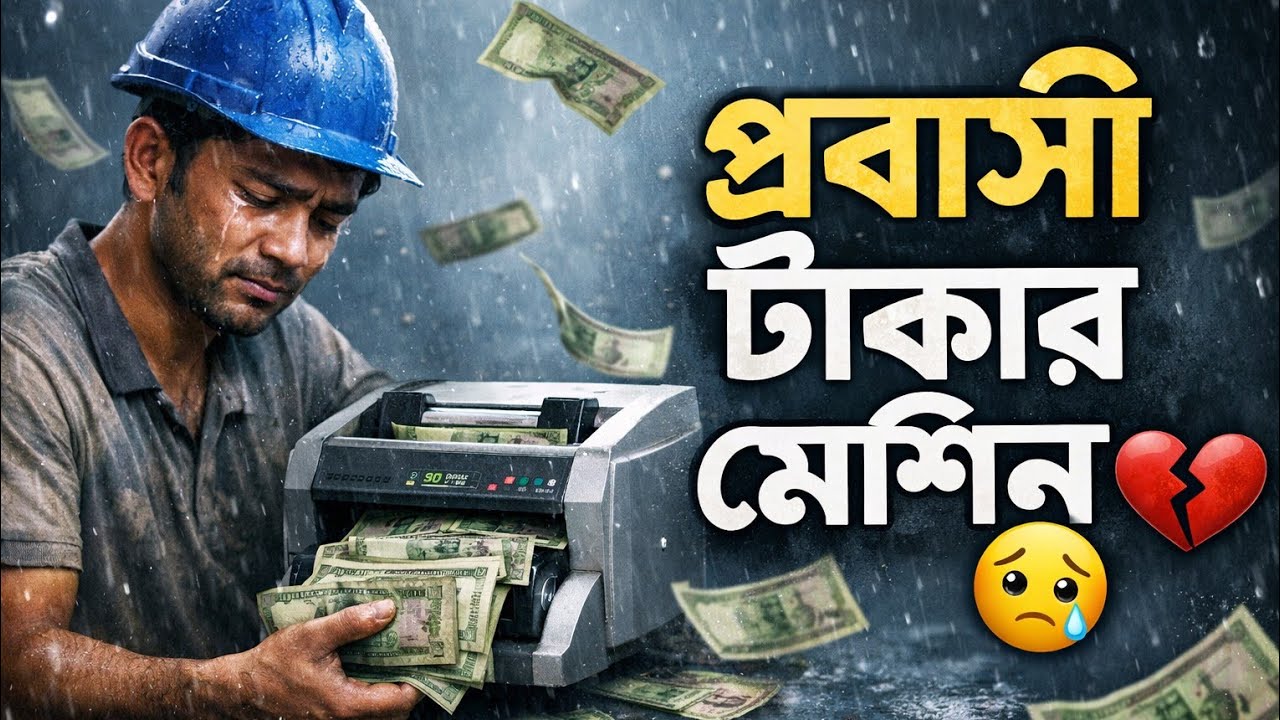 প্রবাসীদের কষ্টের গান😭প্রবাসী টাকার মেশিন💔probashi koster gaan😭probashi takar mesin💔emosonal song