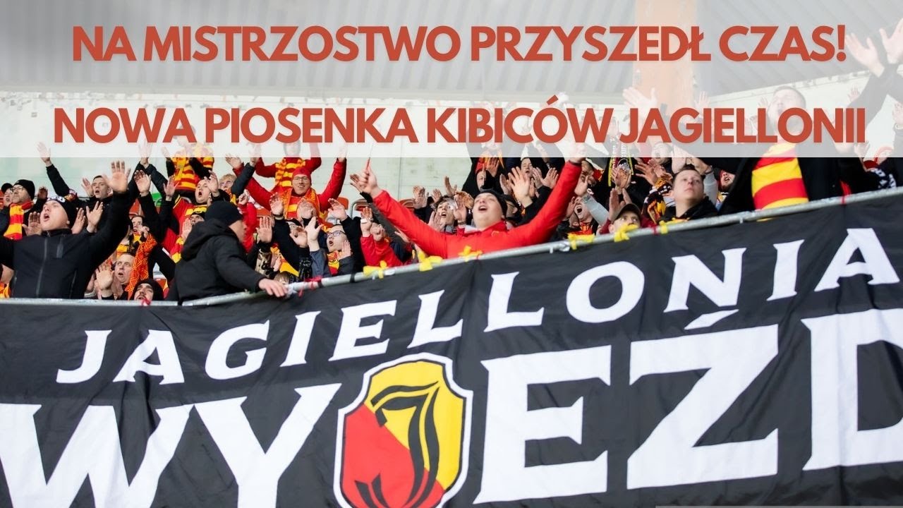Jagiellonio klubie mój! Nowa piosenka kibiców Jagiellonii Białystok. Doping w Lubinie.