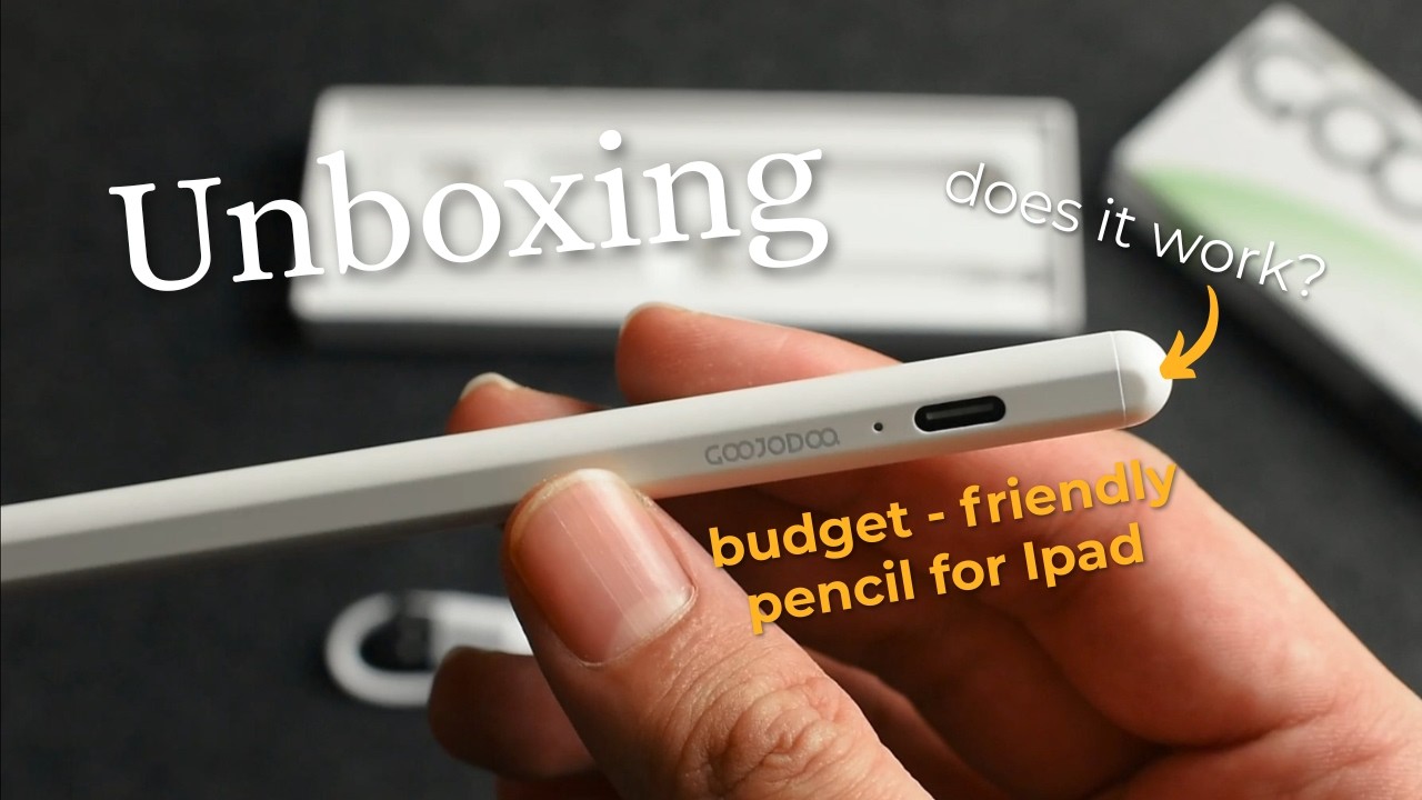 Is the Goojodoq Stylus Worth It? Unboxing & Honest Review (Budget Apple Pencil)
