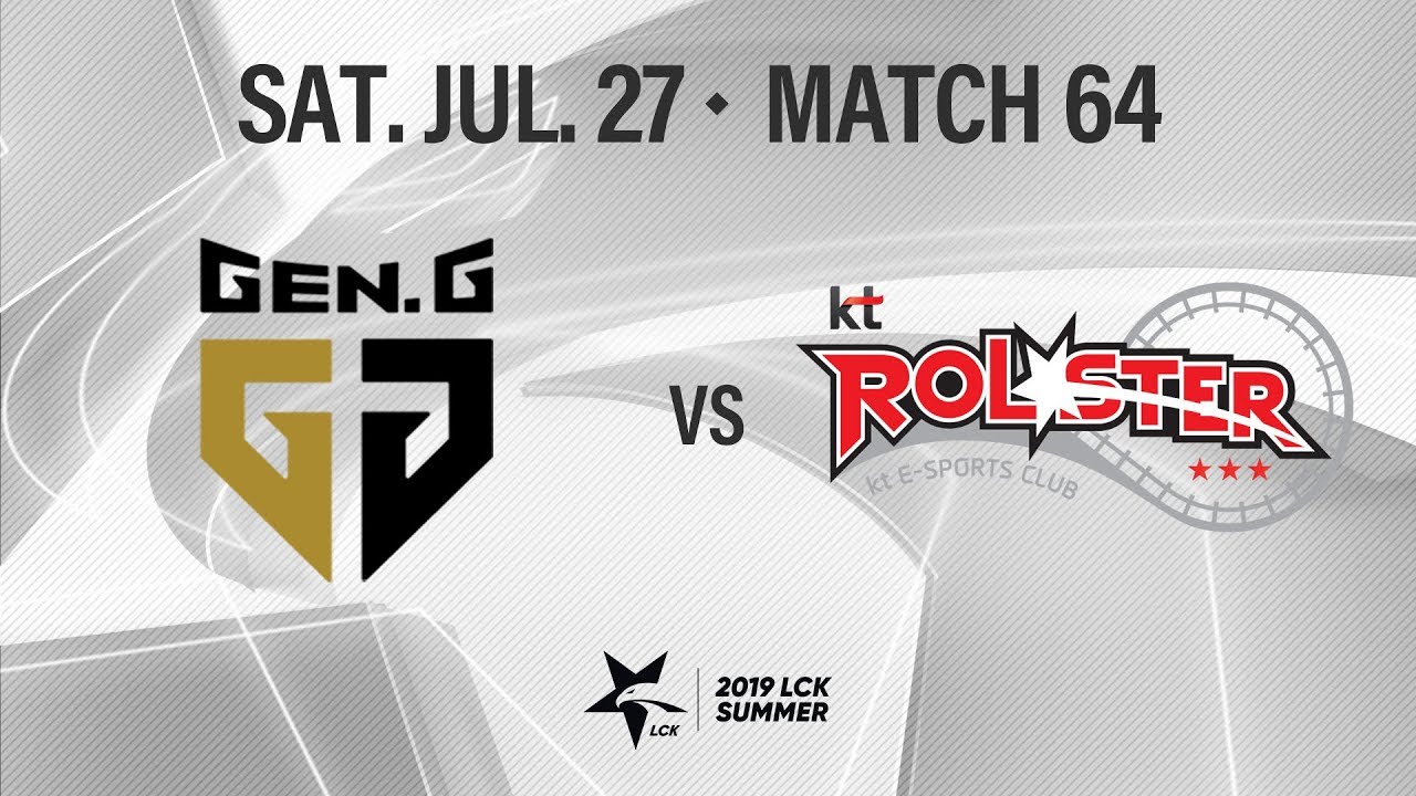 젠지 vs KT | Match64 H/L 07.27 | 2019 LCK 서머