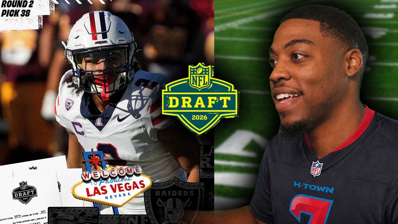 Treydan Stukes Highlights Reaction | Las Vegas Raiders - NFL Draft 2026