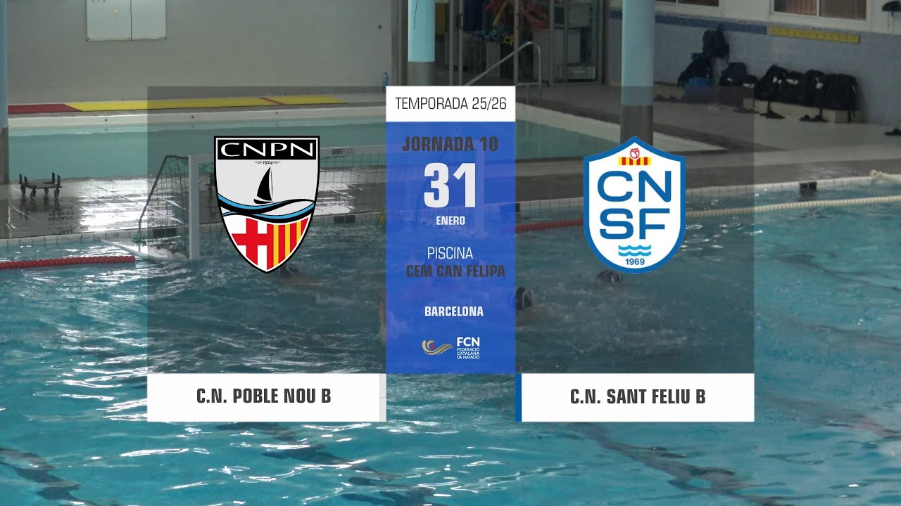 Jornada 10 (25/26) - C.N. POBLE NOU B — C.N. SANT FELIU B