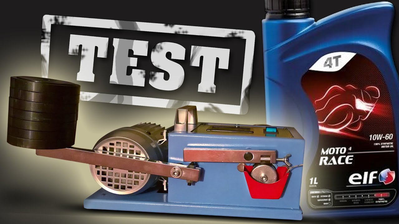 Elf Moto 4 race 4T 10W60 Engine Oil Test Piotr Tester