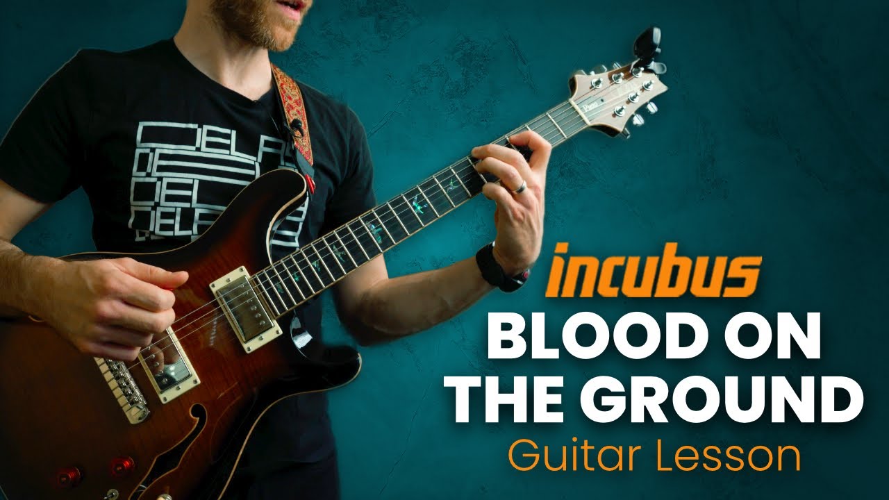 How to play “BLOOD ON THE GROUND” by Incubus | Guitar Lesson