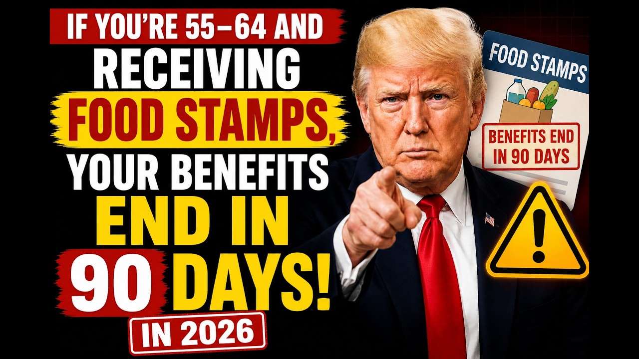 If You&rsquo;re 55&ndash;64 and Receiving Food Stamps, Your Benefits End in 90 Days (2026)