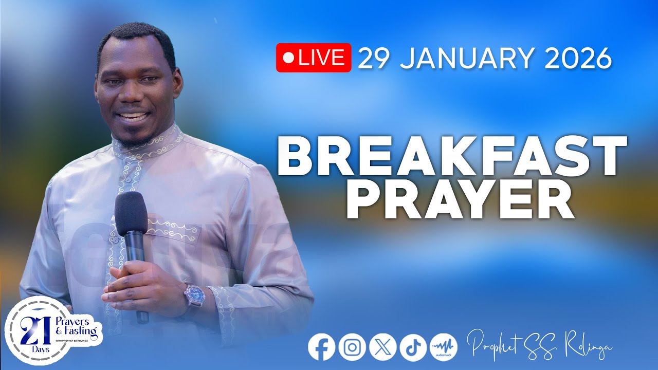 🔴LIVE​​​​​​​​​​​​​​​ MAOMBI YA ASUBUHI, MFUNGO WA SIKU 21 (BREAKFAST PRAYER)  DAY 18 (JAN 29, 2026)