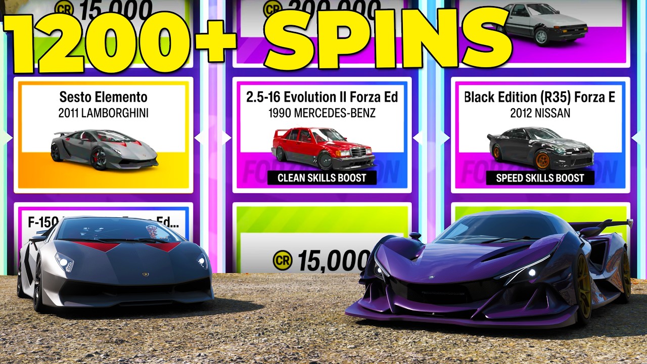 В Forza Horizon 6 открывается INSANE 1200 WHEELSPIN!