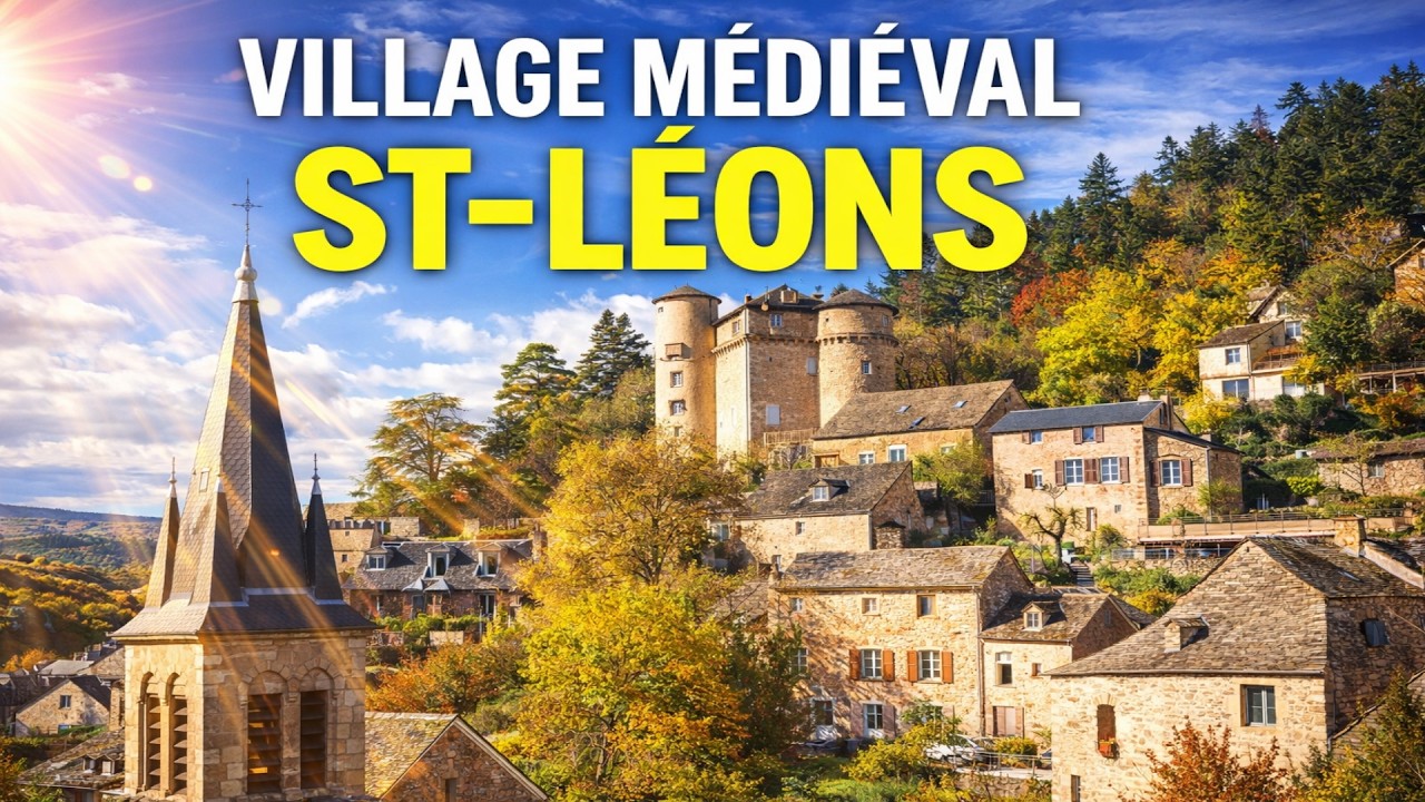 122 - Village médiéval de St-Léons dans le Tarn
