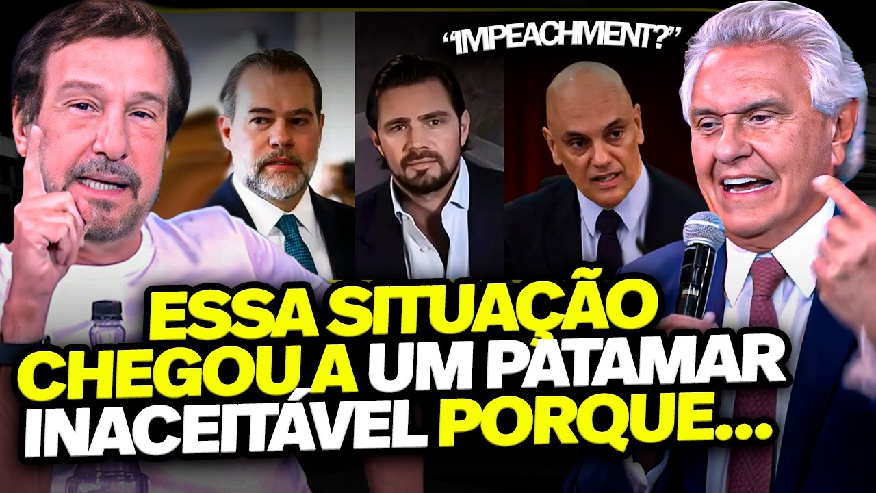 CAIADO DEU SHOW E FEZ A MELHOR ANÁLISE SOBRE A POLÊMICA ENTRE MINISTROS E VORCARO