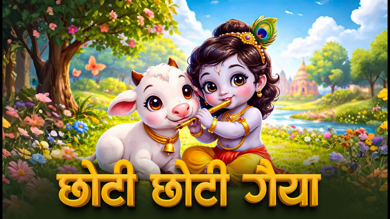 छोटी छोटी गैया छोटे छोटे ग्वाल Choti Choti Gaiya Chote Chote Gwal with Lyrics | Krishna Bhajan