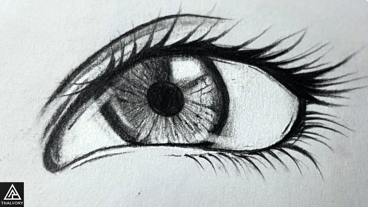 How to Draw a Realistic Eye Step by Step | Easy Pencil Sketch Tutorial
