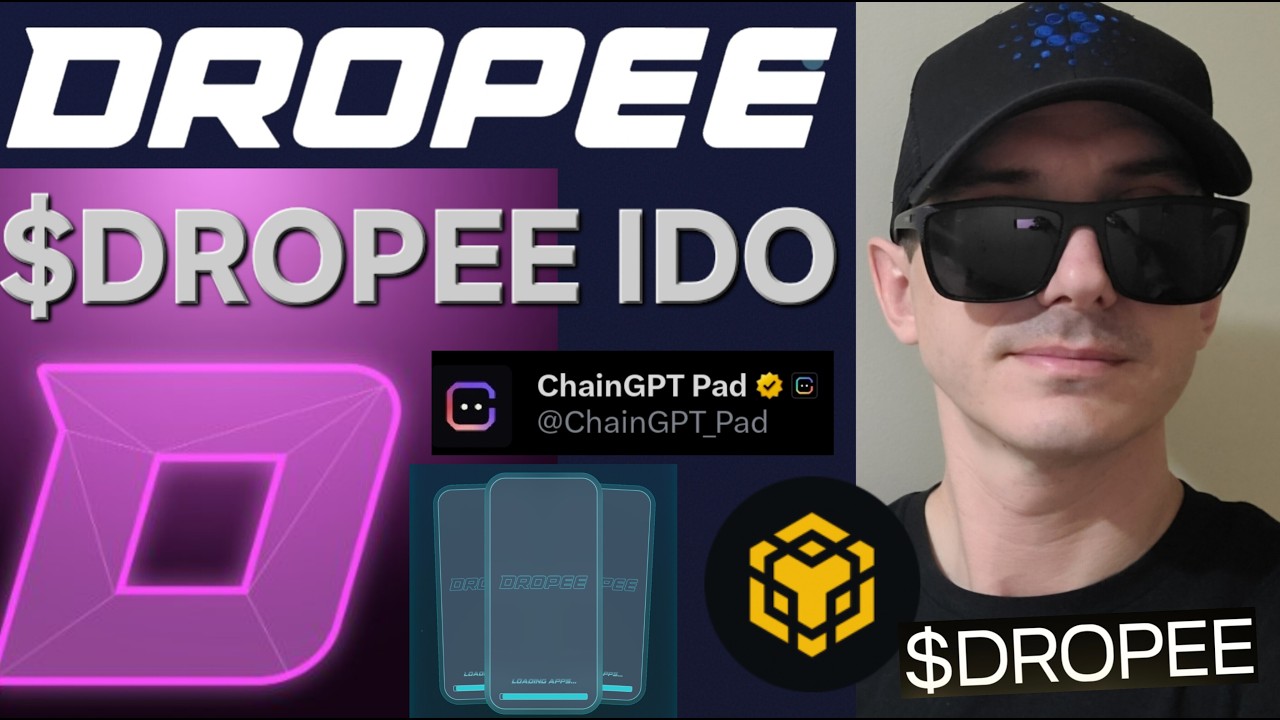 $DROPEE - DROPEE TOKEN IDO PRESALE CRYPTO COIN CHAINGPT LAUNCHPAD ICO TGE BNB BSC BINANCE BLOCKCHAIN