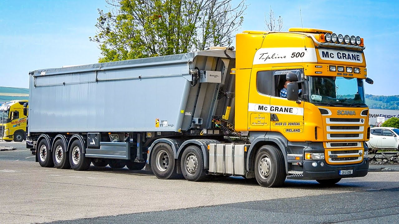 Irish Trucks at Cairnryan Port, Scotland