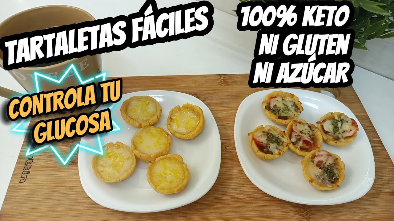 🥧🥗🎉#Keto Deliciosas #Tartaletas Dulces y Saladas | Recetas Fáciles y Rápidas | #PonteKetoConMaría 🌟