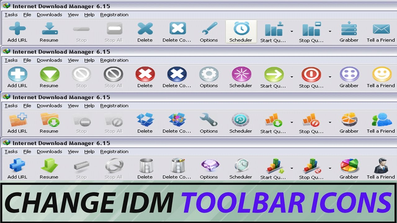 How To Change IDM Toolbar Icons