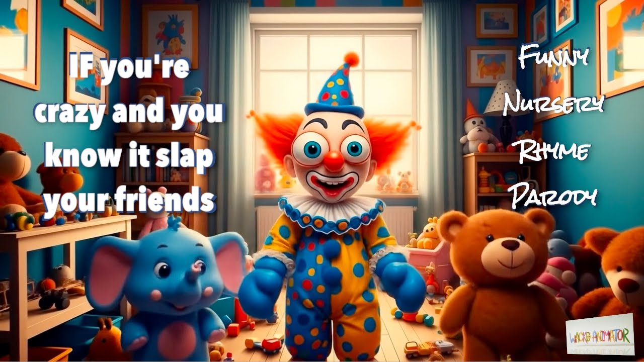 If you're crazy and you know it, Slap your Friends Funny #nurseryrhymeparody #clapyourhands #funn