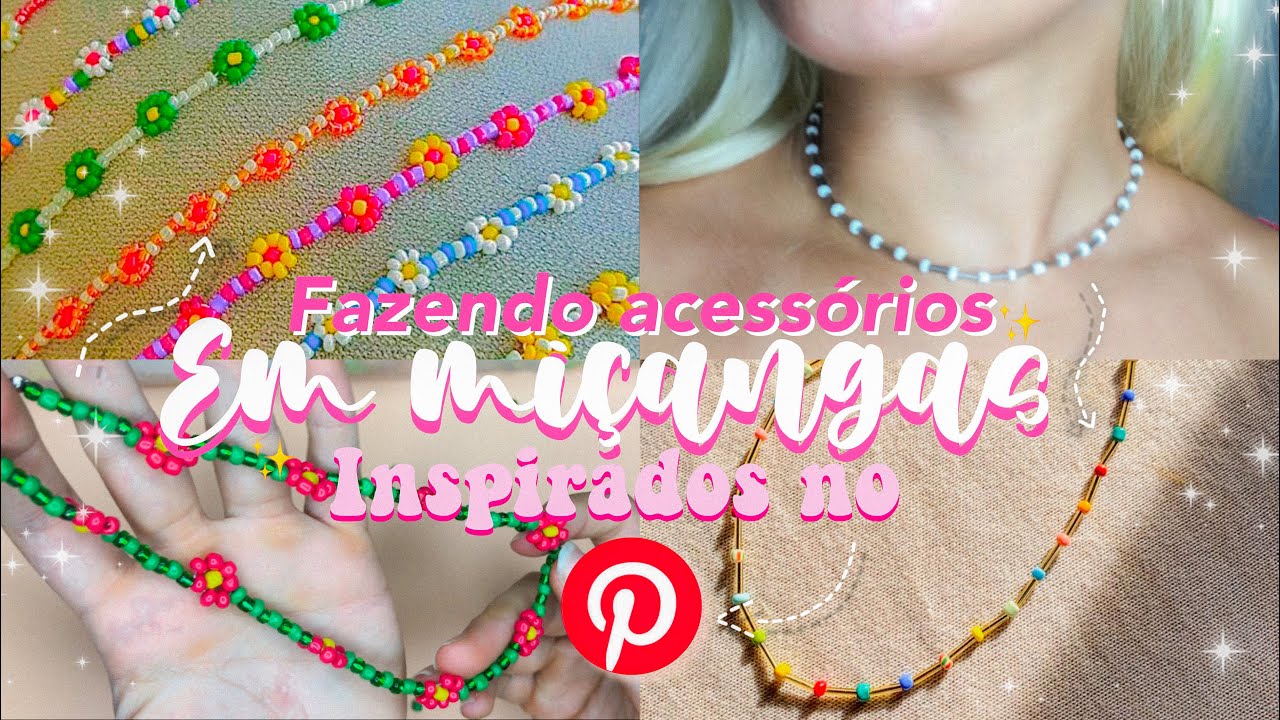 Fazendo miçangas inspirados no Pinterest 💖✨