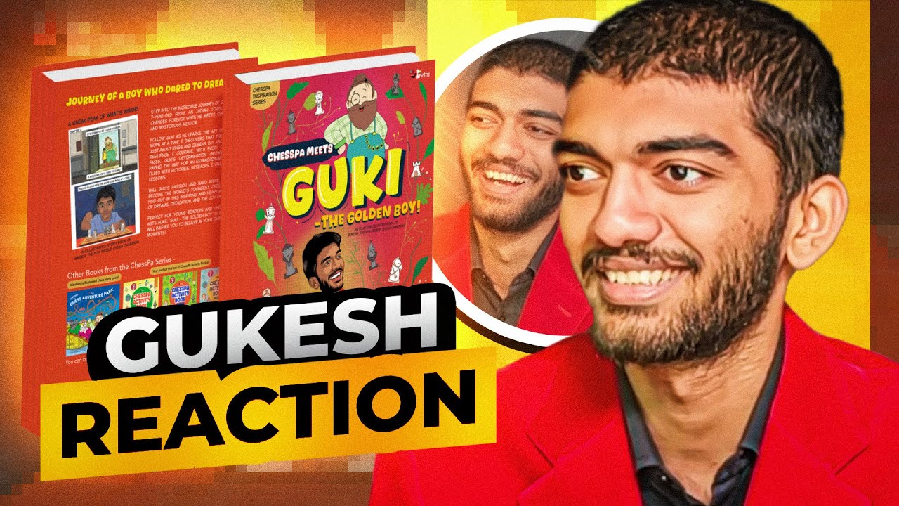 Gukesh reacts to ChessPa meets Guki | The inspiring journey of a world chess champion