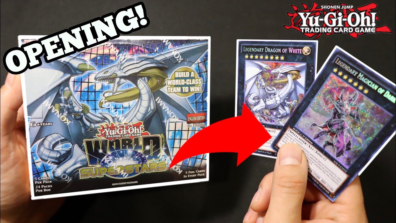 Yu-Gi-Oh! World Superstars Booster Box Opening | Legendary Dragon Of White, Galaxy Soldier & More!