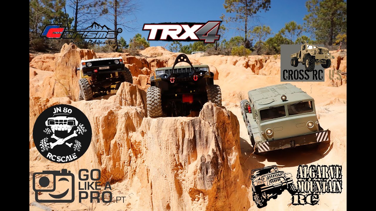 Yes we can handle it ! - #CrossRc Mammoth with #TRX4 #Comanche and #Carisma #RangeRover