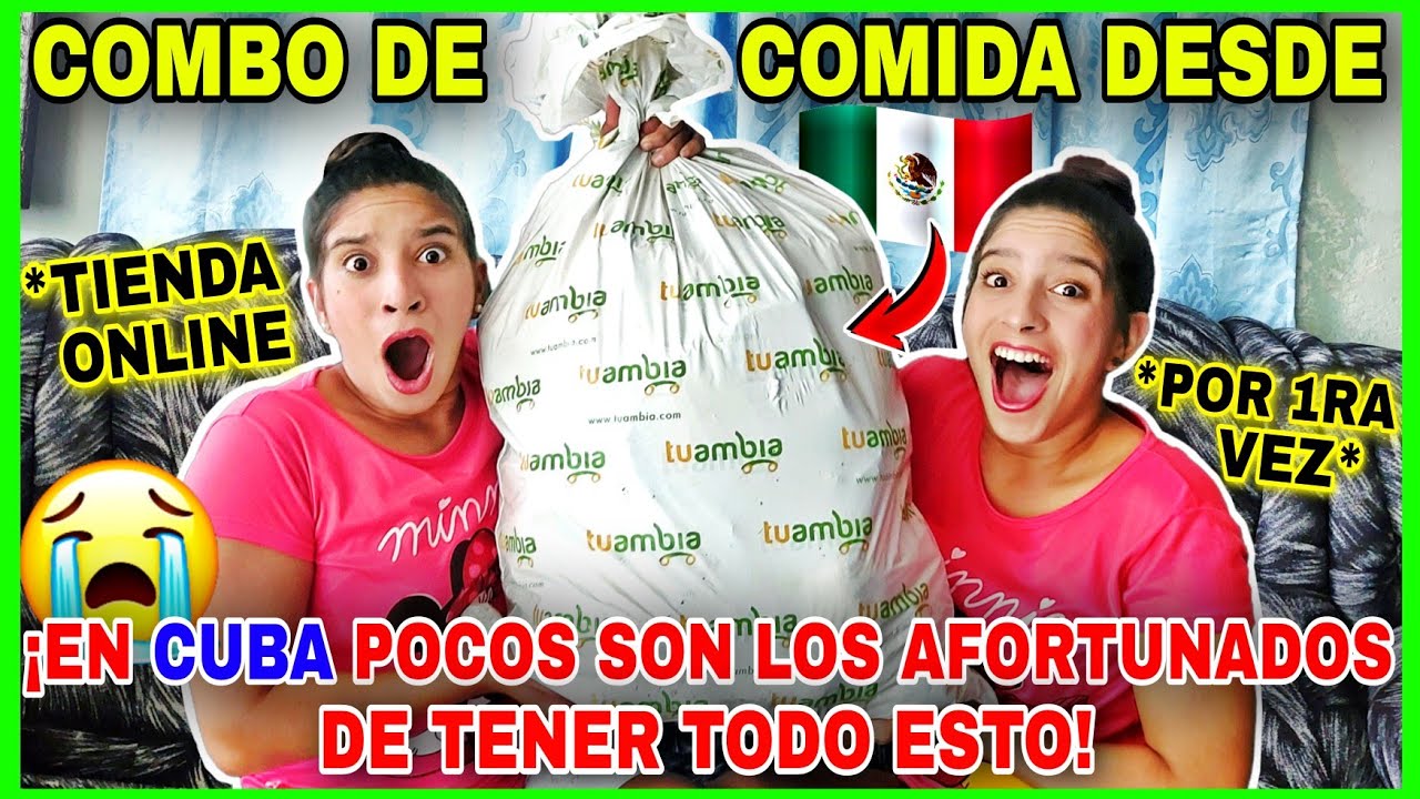 SUSCRIPTOR🇲🇽 NOS DEJA SIN PALABRAS😭 con este MEGA COMBO de COMIDA📦 ¡UN SUEÑO PARA CUALQUIER CUBANO😭!
