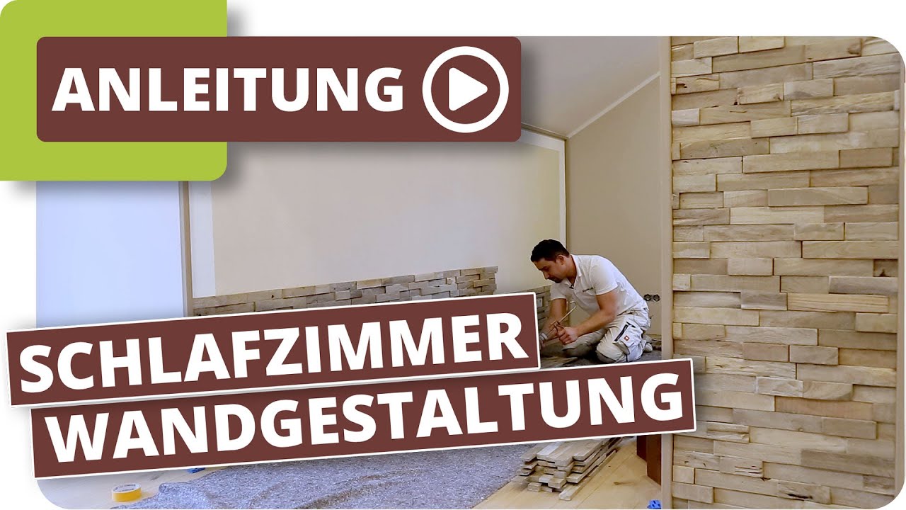 Wandgestaltung im Schlafzimmer