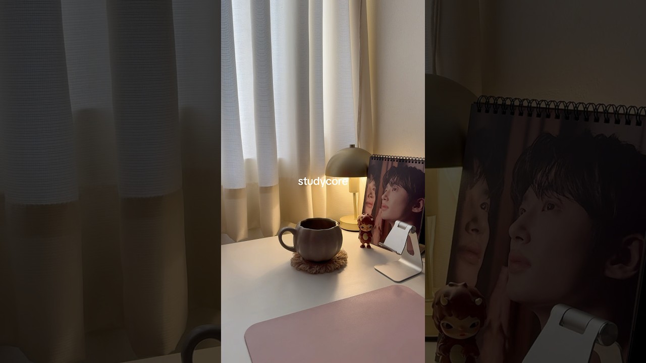 Studycore 💗 &mdash; #study #studytok #studyvlog #studyinspo #studymotivation #desk #desksetup #deskinspo
