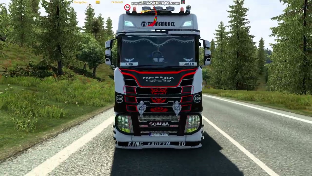 #EUROTRUCKSIMULATOR2 the king of simulator game game kali sana ya truck map imepoa graph sound 👊