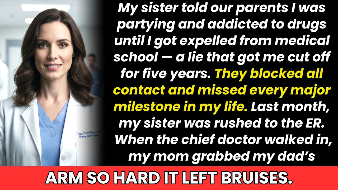 My Sister’s Lie Got Me Disowned — Five Years Later, I Was Her Only Hope in the ER