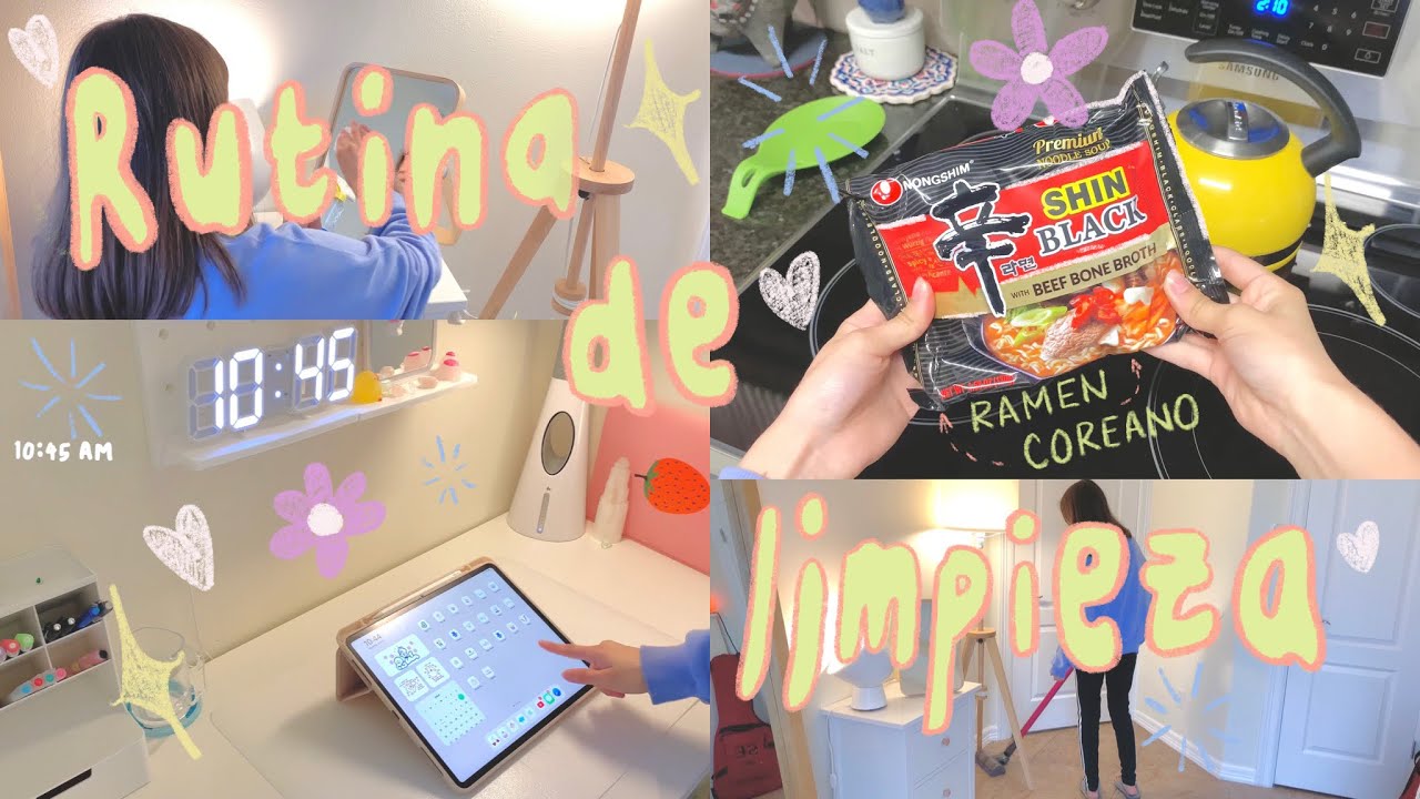 Una mañana productiva de limpieza // como hacer ramen estilo coreano 🤍
