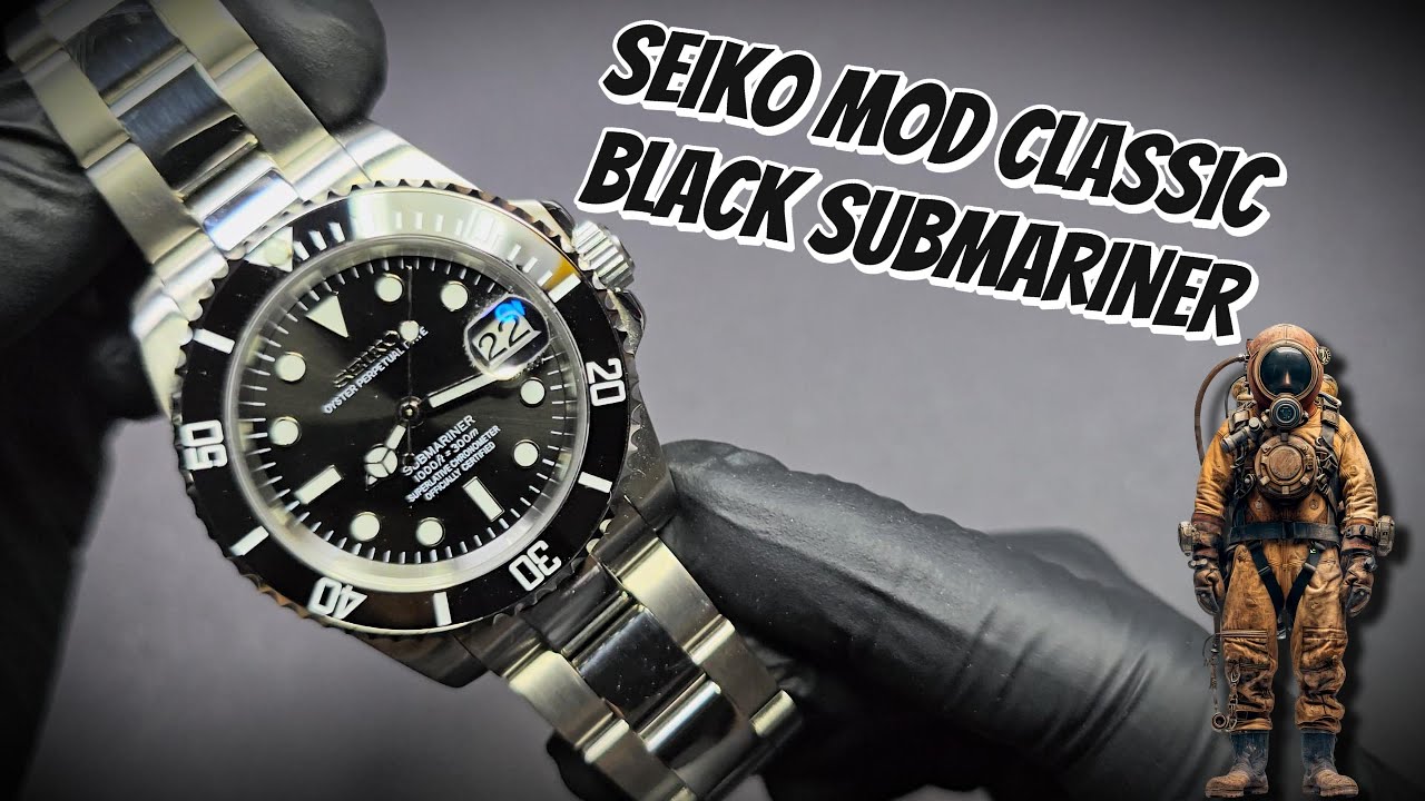 How to Build the Classic Black Submariner Seiko Mod!