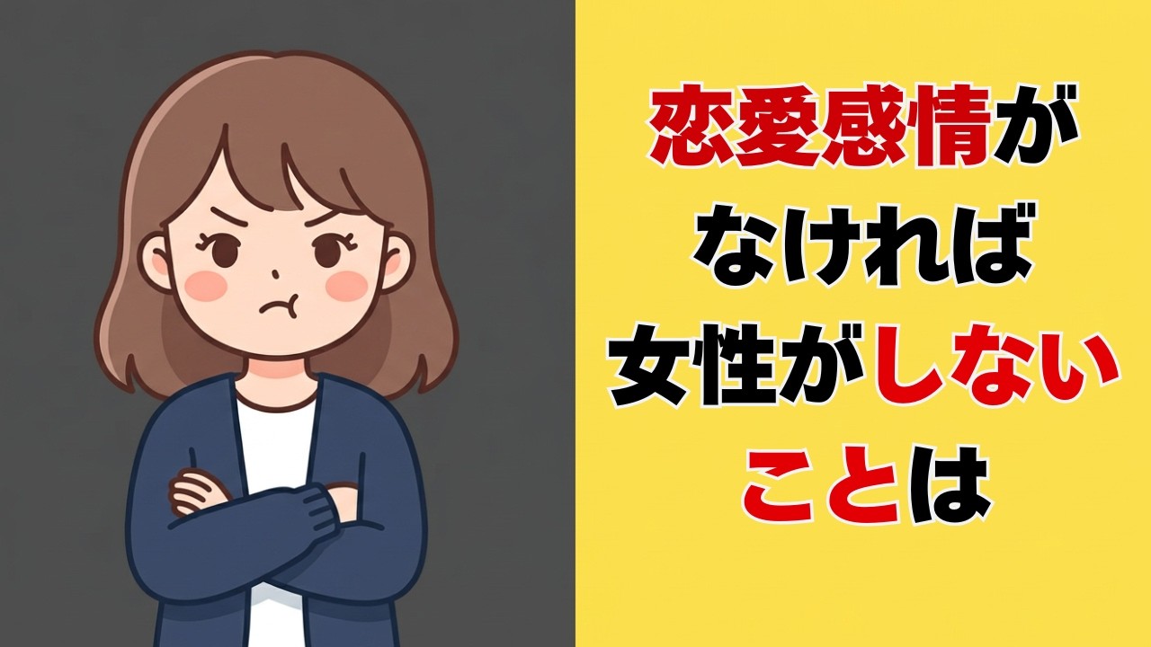 女性が恋愛感情がなければしないことは