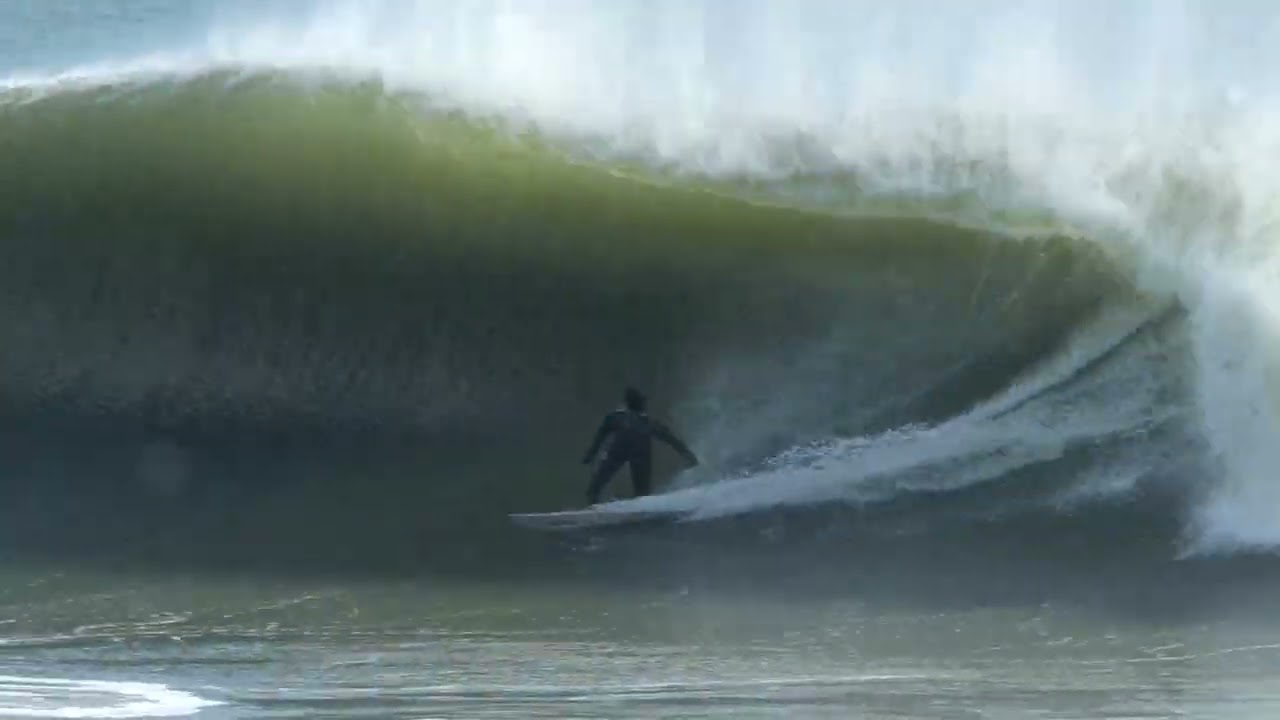 【THE DAY】日本一のビーチブレイク仙台新港トリプルオーバーのAフレームの波が出現したNEWPORTセッション