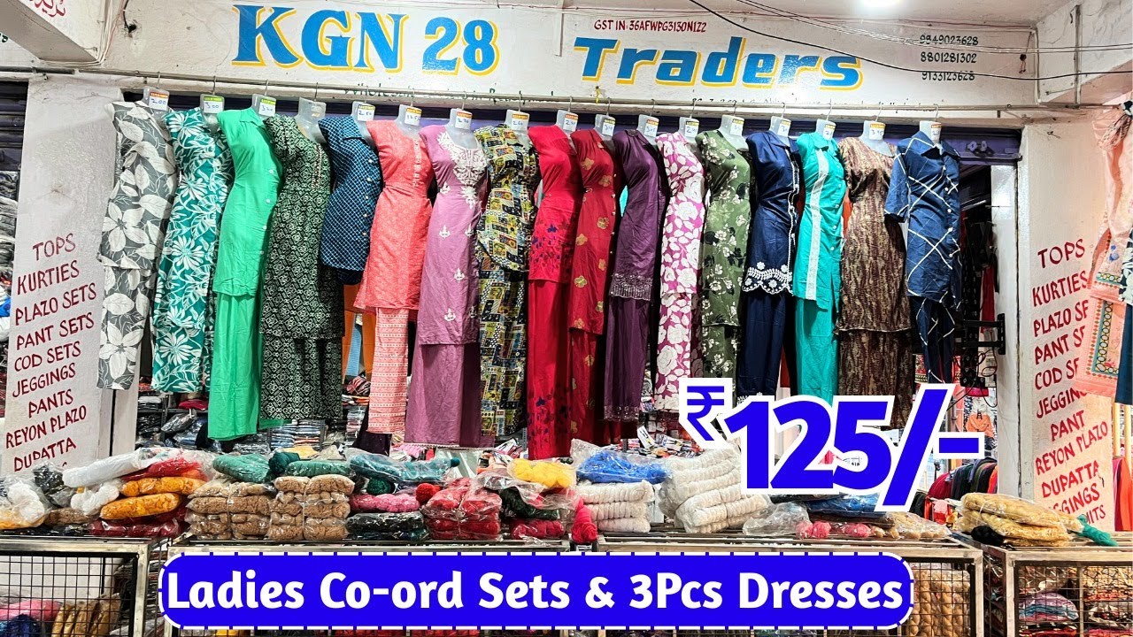 Hyderabad Wholesale ₹ 125/- Premium 2Pcs Turkey Co-ord Sets 3-PCs Partywear Readymade Dreses