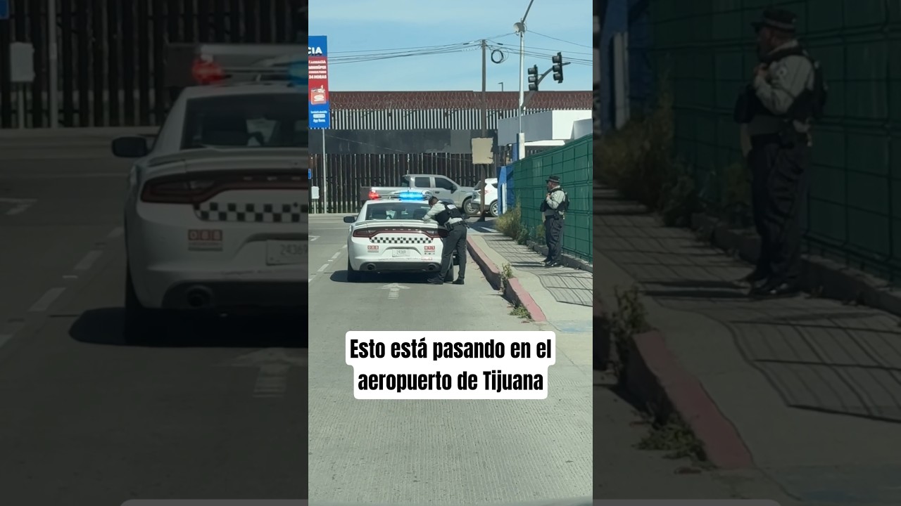 Esto est&aacute; pasando en el aeropuerto de Tijuana